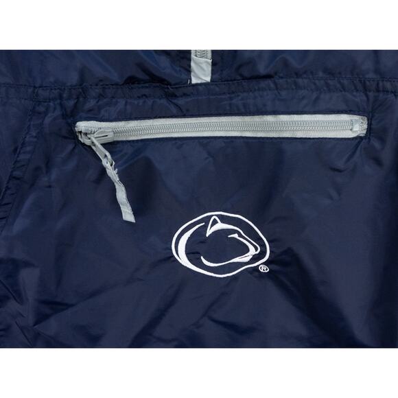 Penn State Nittany Lions Windbreaker Jacket Womens XL Blue Hooded Adidas NCAA - Picture 6 of 15
